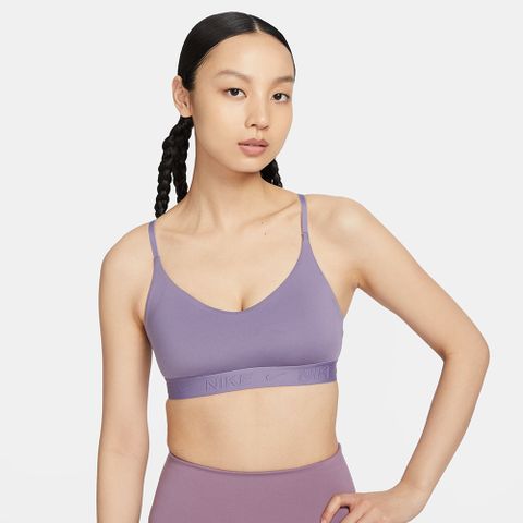 NIKE 耐吉 AS W NK DF INDY LGT SPT BRA 女 運動內衣 紫-FD1063509