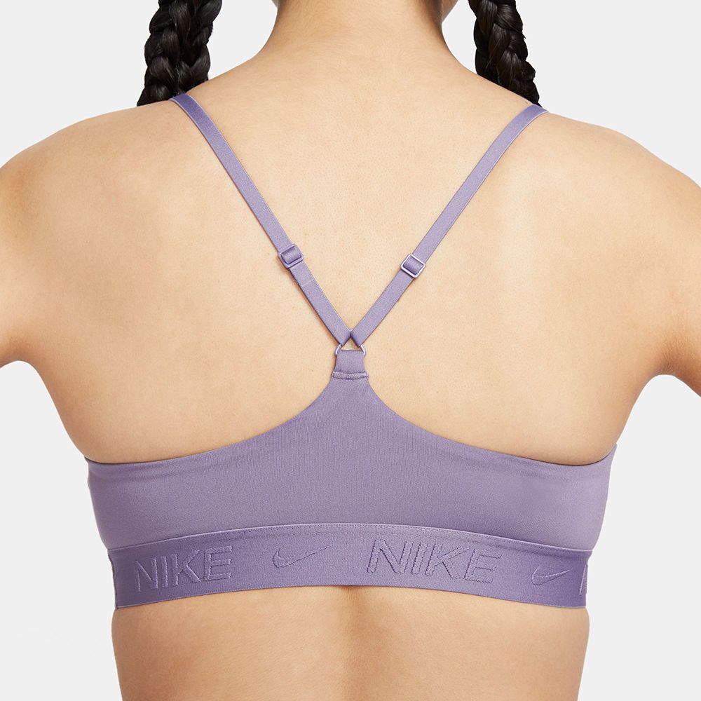  【NIKE】AS W NK DF INDY LGT SPT BRA 女 運動內衣 紫-FD1063509