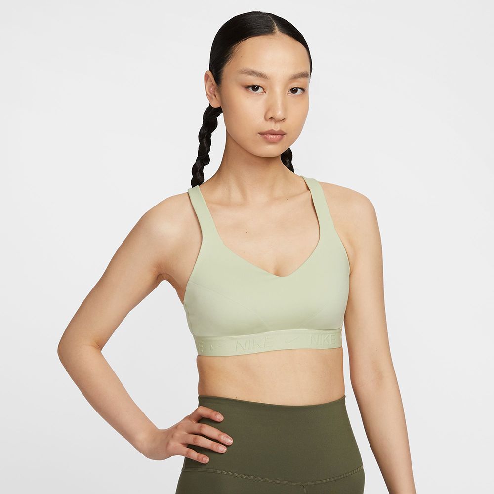  【NIKE】AS W NK DF INDY HGH SPT BRA 女 運動內衣 綠-FD1069371