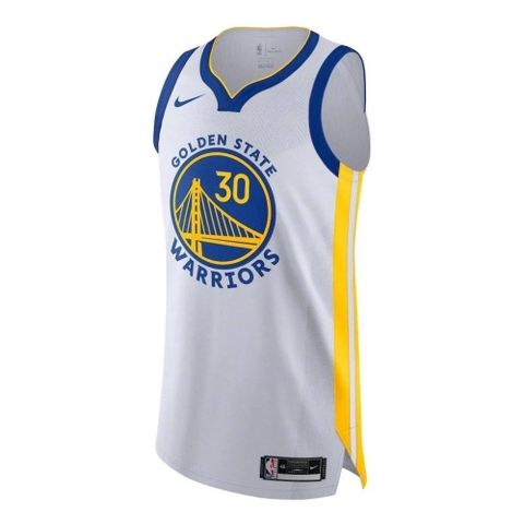 【NIKE】GSW MNK DFADV ATH JSY ASC 20 男 籃球背心 勇士隊 Stephen Curry 白-CW3273100