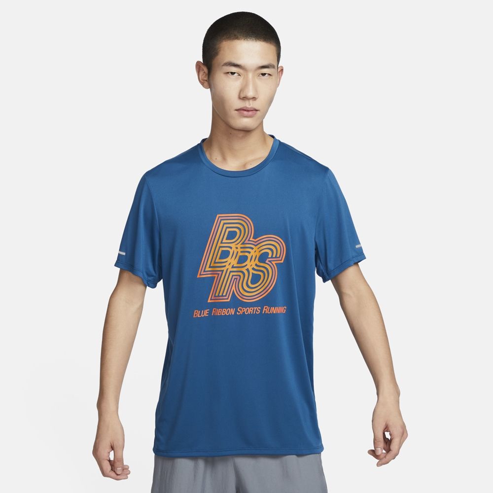  【NIKE】AS M NK RUN ENERGY RISE 365 SS 男 短袖上衣 藍色-FN3295476