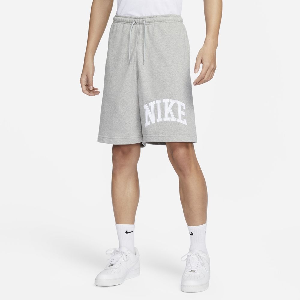 NIKE 耐吉AS M NK CLUB FT SHORT APLQ ARC 男短褲灰-FQ4093063