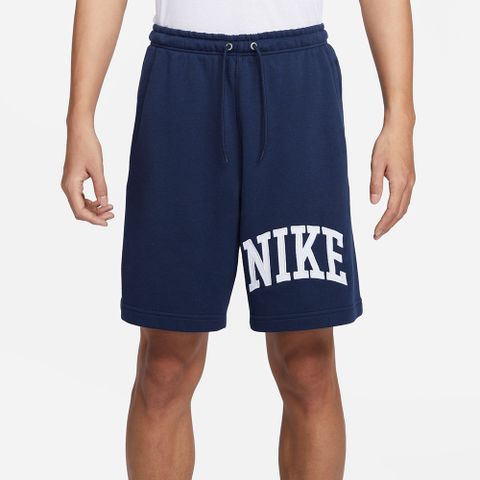 【NIKE】AS M NK CLUB FT SHORT APLQ ARC 男 短褲 藍-FQ4093410