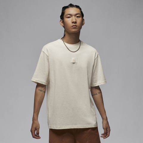 【NIKE】AS M J FLT ESS 85 SS CREW 男 短袖上衣 米白-FZ1913133