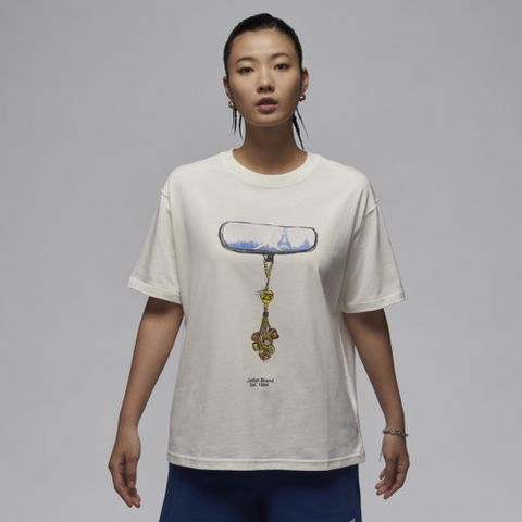 【NIKE】AS W J SS GF GFX TEE PRS 女 短袖上衣 米白-HF2862133