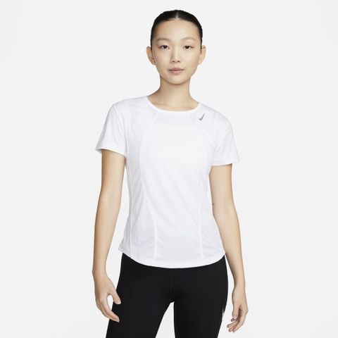 【NIKE】AS W NK FAST DF SS TOP 女 短袖上衣 白色-FN2519100