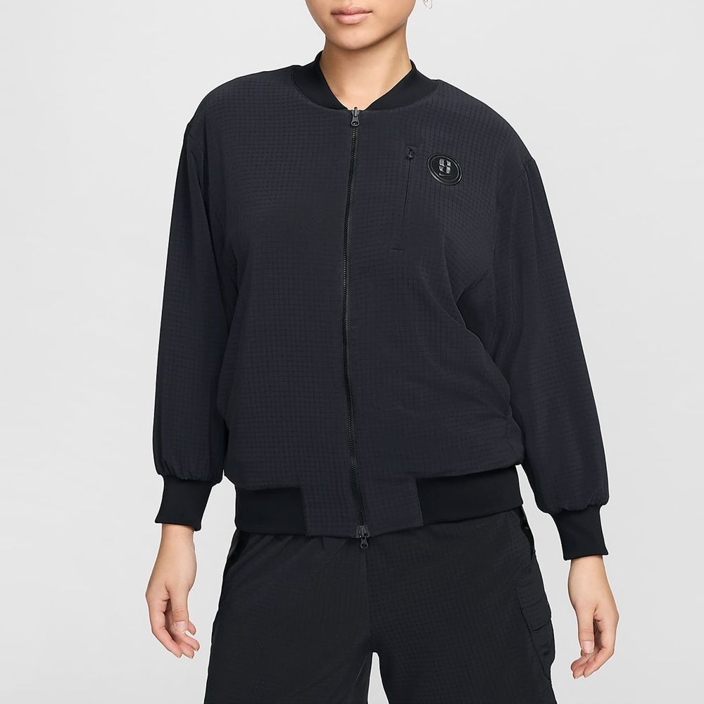  【NIKE】AS U NK SABRINA SIGNATURE JKT 男 風衣外套 雙面外套 黑色-FV3165010