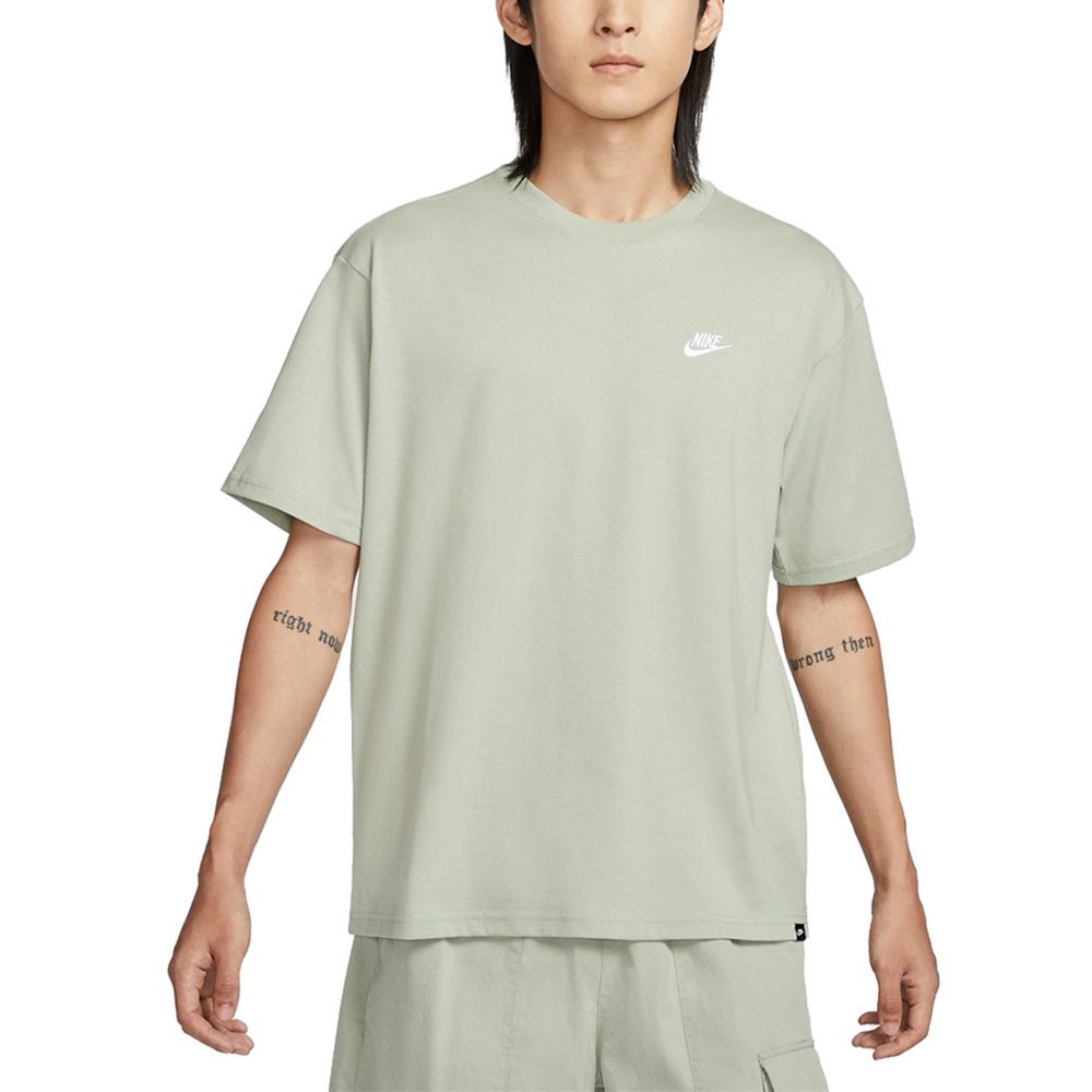  【NIKE】AS M NSW TEE CLUB MAX 男 短袖上衣 灰綠-FV0376370