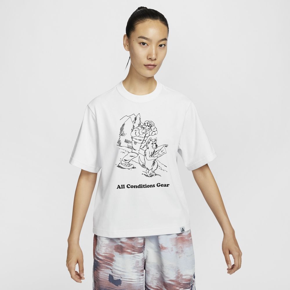  【NIKE】AS W ACG DF SS TEE GFX 男 短袖上衣 白色-FV7326121