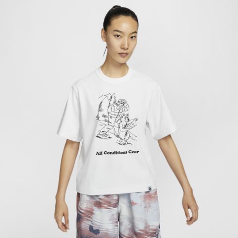 NIKE 耐吉 AS W ACG DF SS TEE GFX 男 短袖上衣 白色-FV7326121