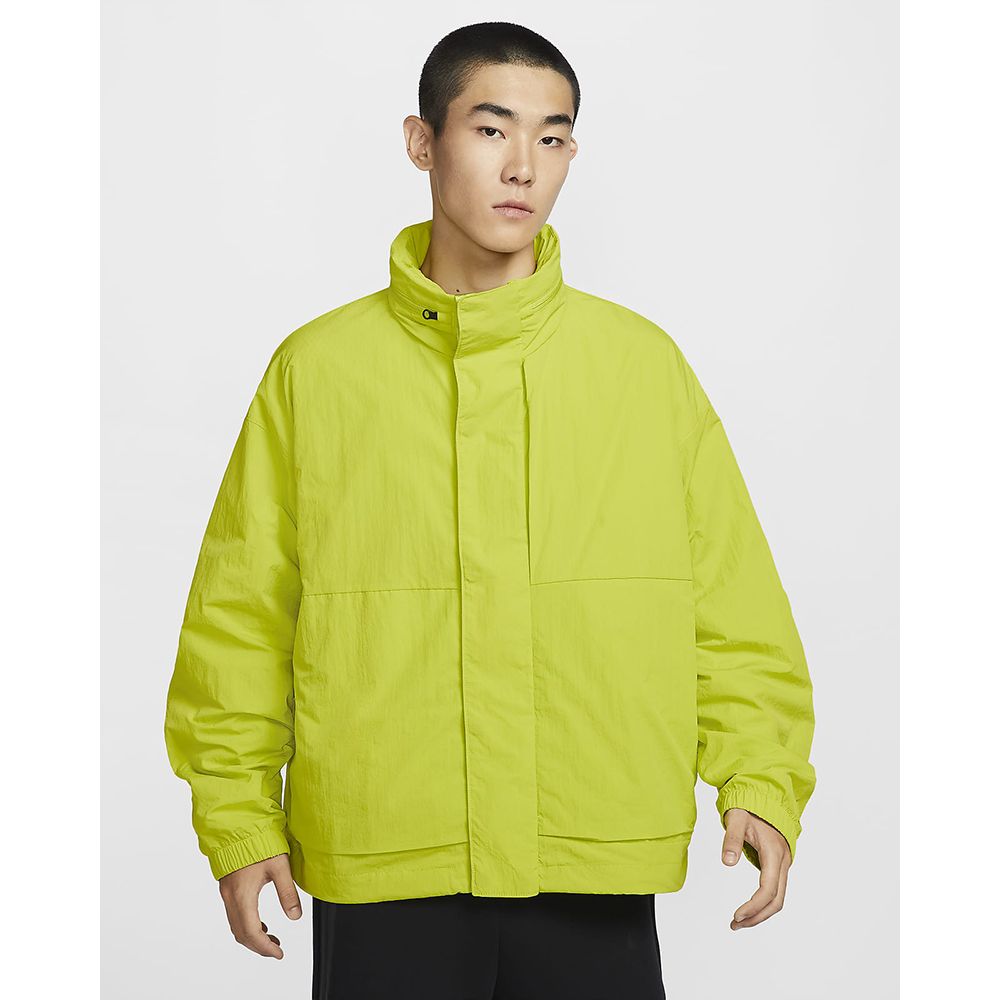  【NIKE】AS M NK TCH JACKET REPEL UPF 男 防曬外套 夾克 黃綠色-FZ0715357