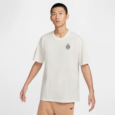 【NIKE】AS M NSW PREM SS TEE WFL CLB G 男 短袖上衣 米白-HQ1202133