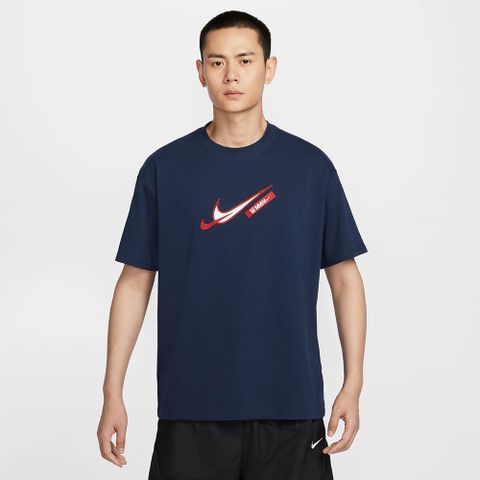 NIKE 耐吉 【NIKE】AS LBJ M NK TEE M90 2 男 短袖上衣 藍色-FZ8076410