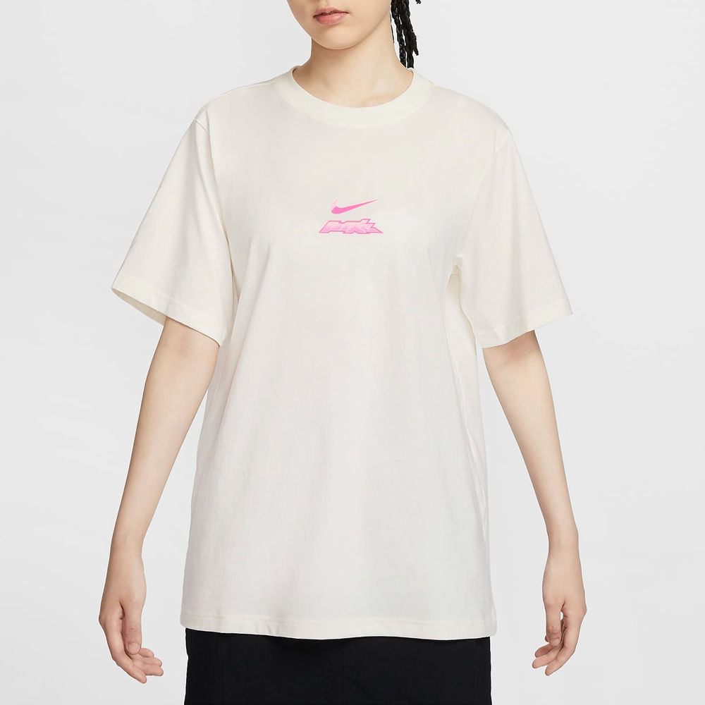 NIKE 耐吉 【NIKE】AS W NSW SS TEE ESSNTL GCEL 女 短袖上衣 白色-HM4625133