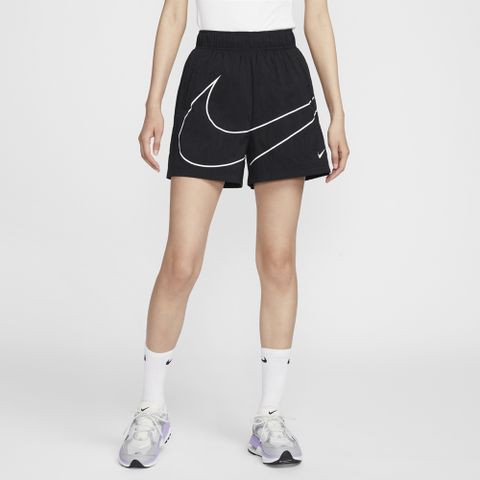 NIKE 耐吉 【NIKE】AS W NSW ESSNTL WVN SHORT GCEL 女 短褲 黑色-HM4633010