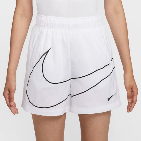 NIKE 耐吉 【NIKE】AS W NSW ESSNTL WVN SHORT GCEL 女 短褲 白色-HM4633100