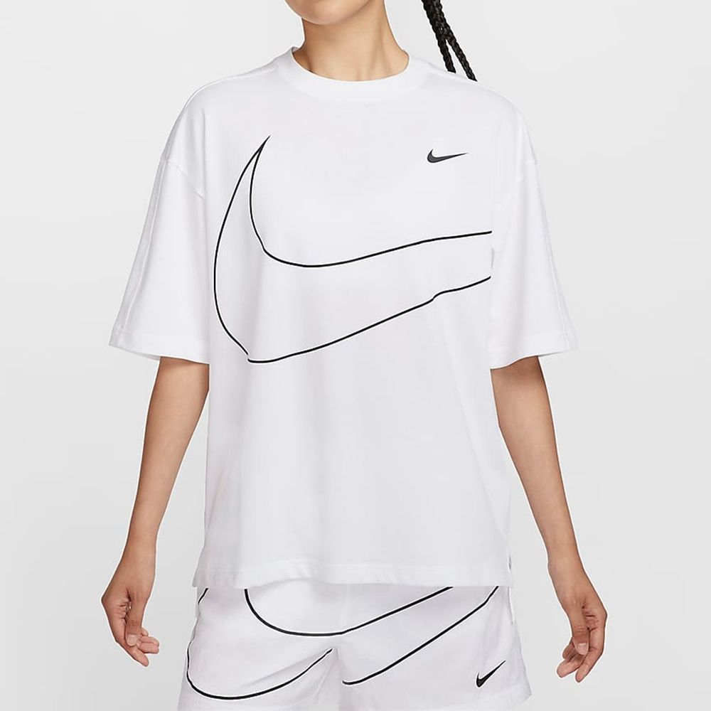 NIKE 耐吉 【NIKE】AS W NSW SW SS TOP OS GCEL 女 短袖上衣 白色-HQ1581100