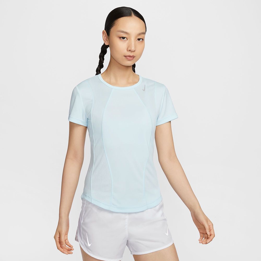 NIKE 耐吉 【NIKE】AS W NK FAST DF SS TOP 女 短袖上衣 藍色-FN2519474