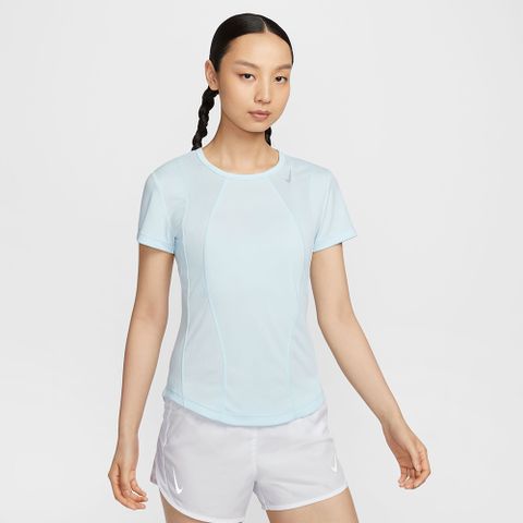 NIKE 耐吉 【NIKE】AS W NK FAST DF SS TOP 女 短袖上衣 藍色-FN2519474