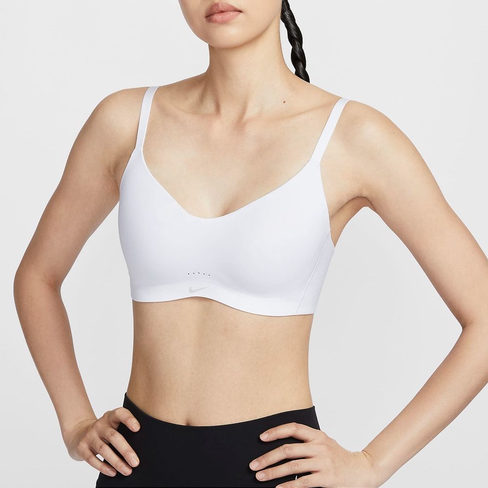 NIKE 耐吉 【NIKE】AS W NK ALATE MINIMALIST LSBRA 女 運動內衣 白色-FQ3551100