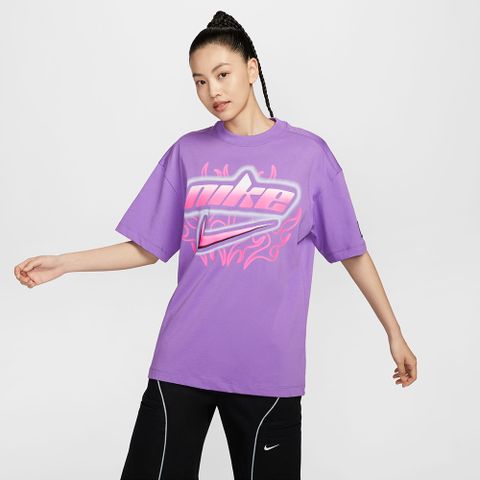 NIKE 耐吉 【NIKE】AS W NSW DANCE OS SS TEE 女 短袖上衣 紫色-FZ1147521