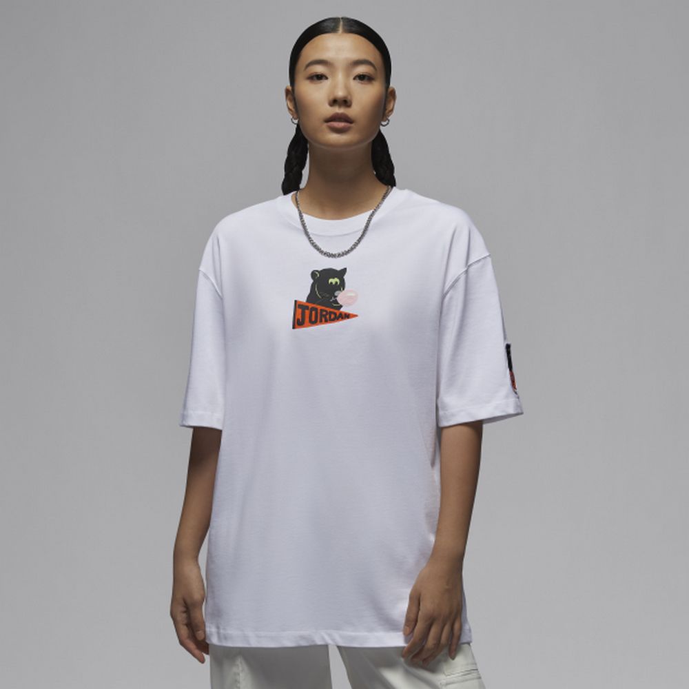 NIKE 耐吉 【NIKE】AS W J ESSEN SS TEE GCEL 女 短袖上衣 白色-HM4894100