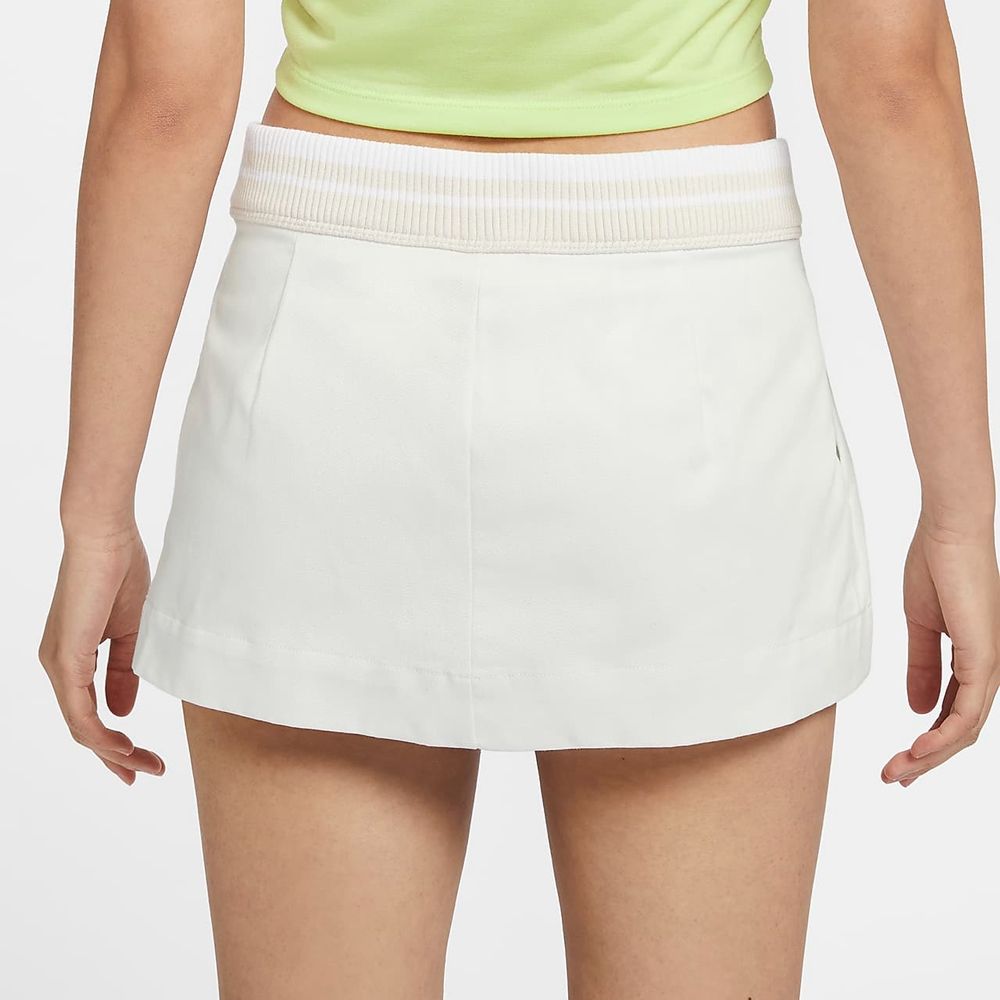 NIKE 耐吉 【NIKE】AS W NSW CANVAS LR MINI SKIRT 女 短裙 白色-FN2238121