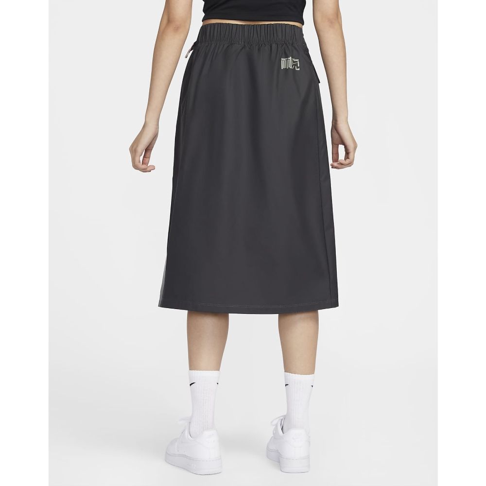 NIKE 耐吉 【NIKE】AS W NSW TP WVN SKIRT GCEL 女 短裙 灰黑色-HF0815070