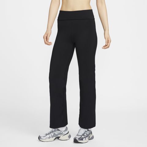 NIKE 耐吉 【NIKE】AS W NK DF ONE HR FLDOVR PANT 女 長褲 黑色-FV7849010