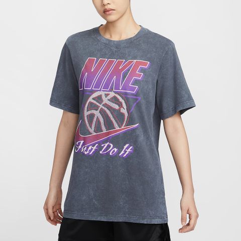 NIKE 耐吉 【NIKE】AS W NSW SS TEE OC BB FA24 女 短袖上衣 灰色-FZ3478060