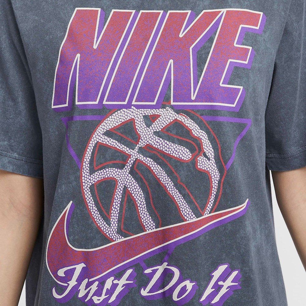 NIKE 耐吉 【NIKE】AS W NSW SS TEE OC BB FA24 女 短袖上衣 灰色-FZ3478060