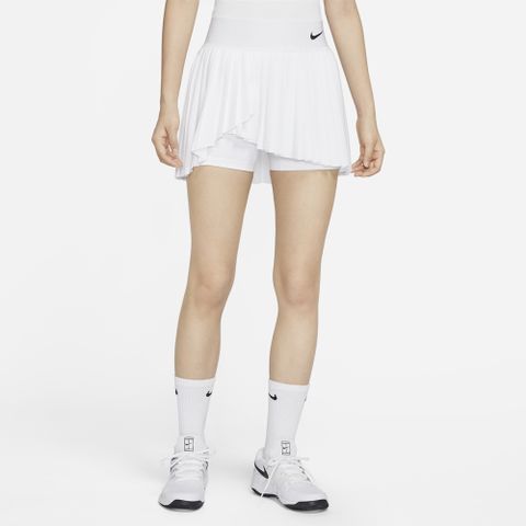 NIKE 耐吉 【NIKE】AS W NKCT DF ADVTG SKIRT PLTD 女 短裙 白色-DR6850100