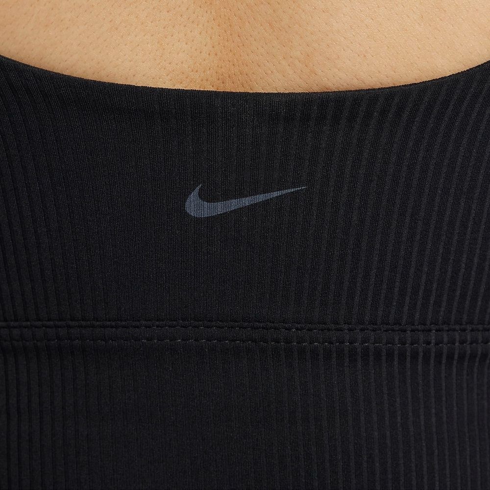 NIKE 耐吉 【NIKE】AS W NK INF WIDE RIB BRA 女 運動內衣 黑色-HF1543010