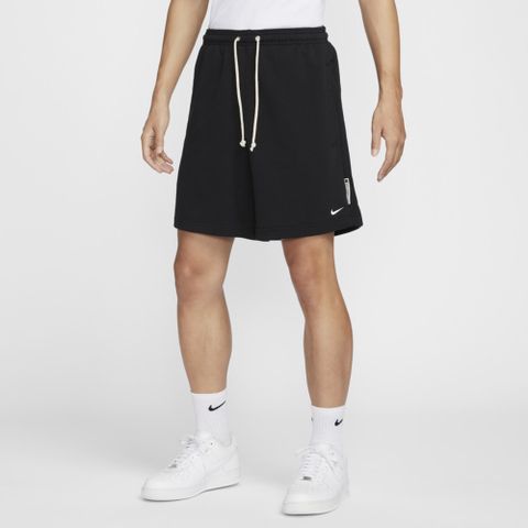 【NIKE】AS M NK DF SI FLC 8IN SHORT 男 短褲 黑色-FZ0217010