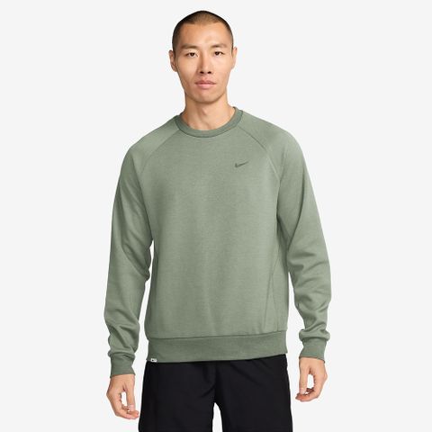 【NIKE】AS M NK DF UV PRIMARY LS CREW 男 長袖上衣 綠色-FZ0972370