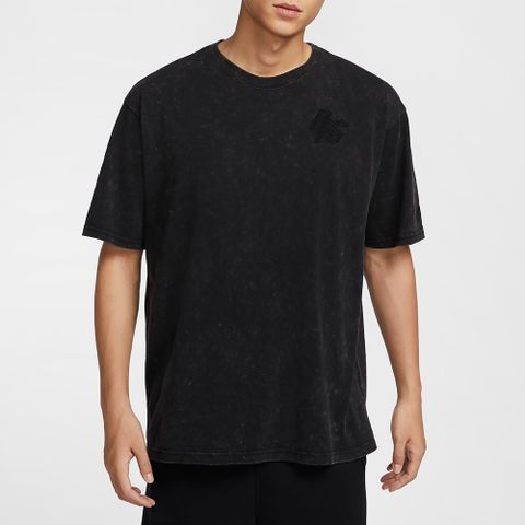 NIKE 耐吉 AS M NSW SS TEE WASH GCEL 男 短袖上衣 黑色 水洗-HQ6036010