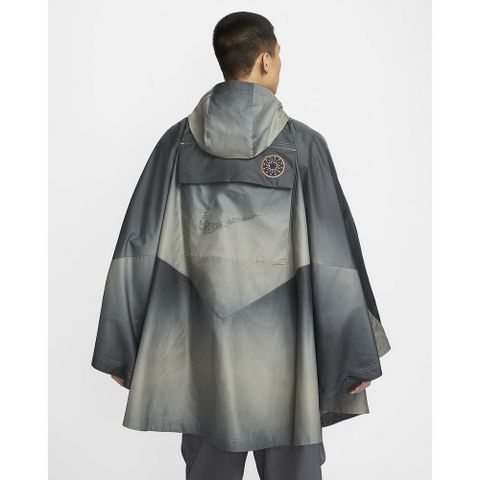 NIKE 耐吉 AS M NSW TP NAI-KE PONCHO GCEL 男 其他外套 灰色 風衣 斗篷-HF0812070