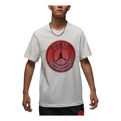 NIKE 耐吉 AS M J PSG SS LOGO TEE 男 短袖上衣 白色-FV7729133