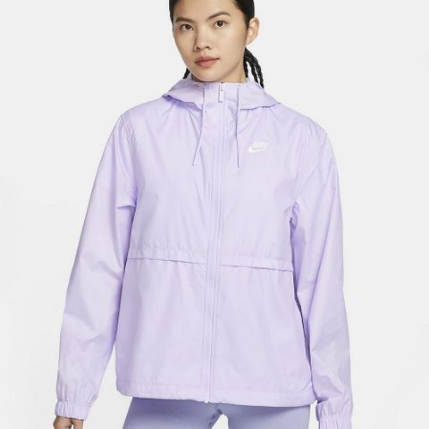 NIKE 耐吉 AS W NSW ESSNTL RPL WVN JKT HD 女 連帽外套 紫色-DM6180511