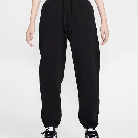 NIKE 耐吉 AS W NSW PHNX FLC HR OS PANT G 女 長褲 黑色 寬鬆-HQ4870010