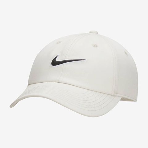 NIKE 耐吉 U NK CLUB CAP U CB SWSH L 男帽 女帽 休閒帽 米白-FB5369072