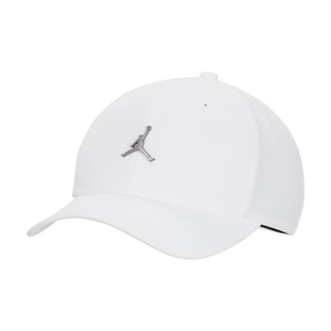 【NIKE】J RISE CAP S CB MTL JM 男帽 女帽 休閒帽 白色-FD5186100