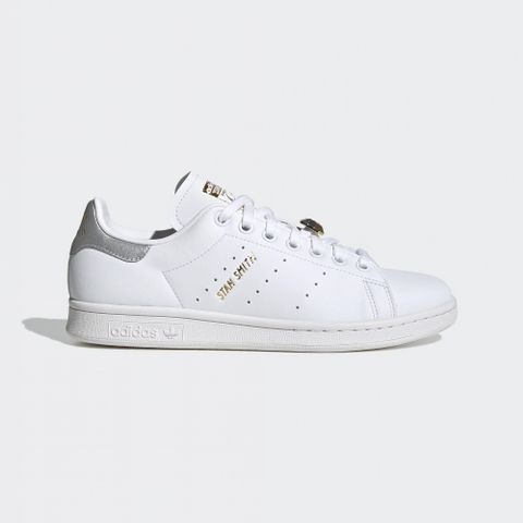 ADIDAS 愛迪達 STAN SMITH W 休閒鞋 女鞋 白銀-HQ4243