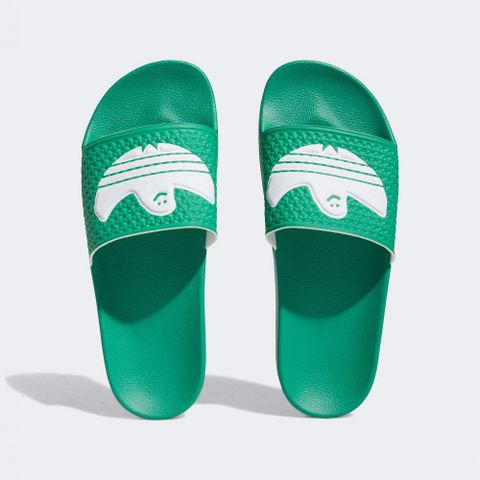 【ADIDAS】SHMOOFOIL SLIDE Slipper 男鞋 拖鞋 綠色-HQ2033