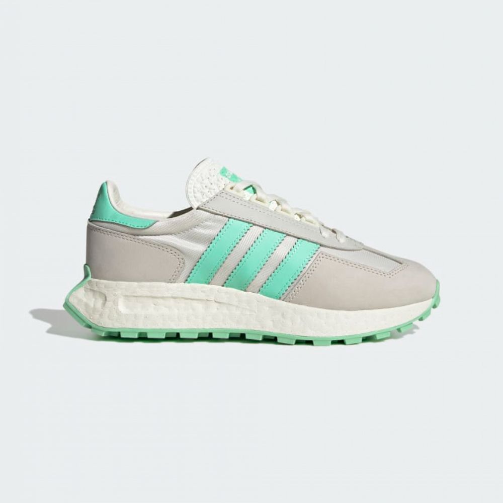 ADIDAS 愛迪達 RETROPY E5 W 休閒鞋 女鞋 灰綠-HQ4385