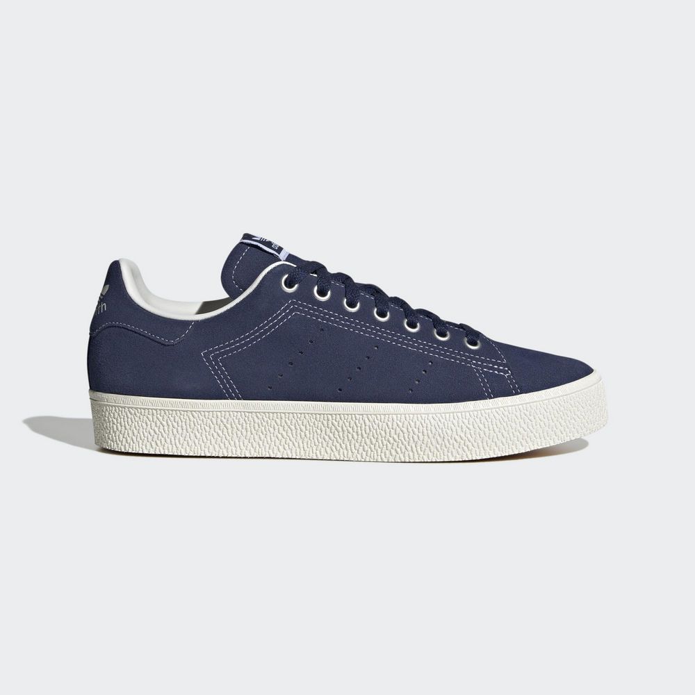 ADIDAS 愛迪達 STAN SMITH CS 休閒鞋 男鞋 藍色-ID2046