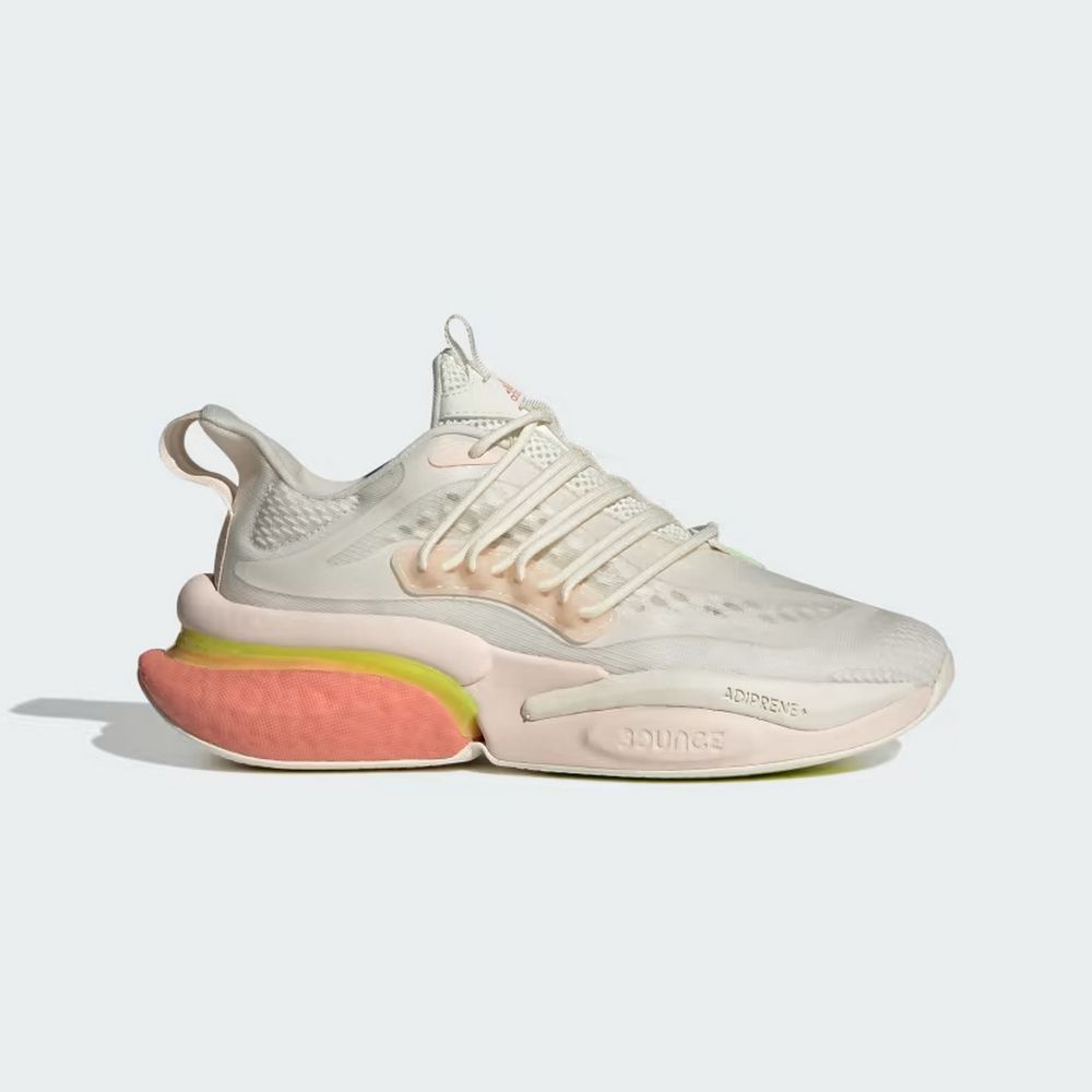 ADIDAS 愛迪達 AlphaBoost V1 跑步鞋 女鞋 奶白色-IE9730