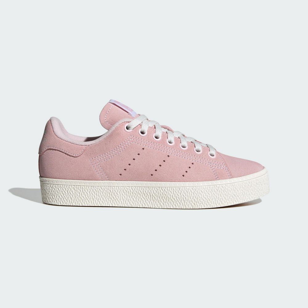 ADIDAS 愛迪達 STAN SMITH CS W 休閒鞋 女鞋 粉色-IG0345