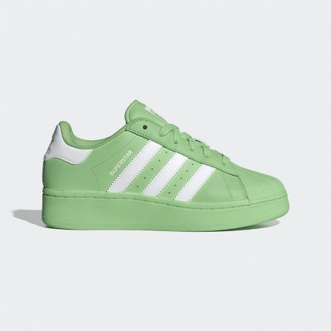 【ADIDAS】SUPERSTAR XLG W 休閒鞋 女鞋 綠白-ID5729