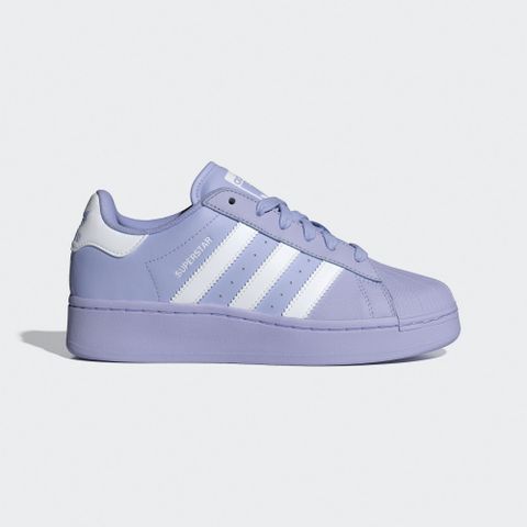 ADIDAS 愛迪達 【ADIDAS】SUPERSTAR XLG W 休閒鞋 女鞋 紫白-ID5735